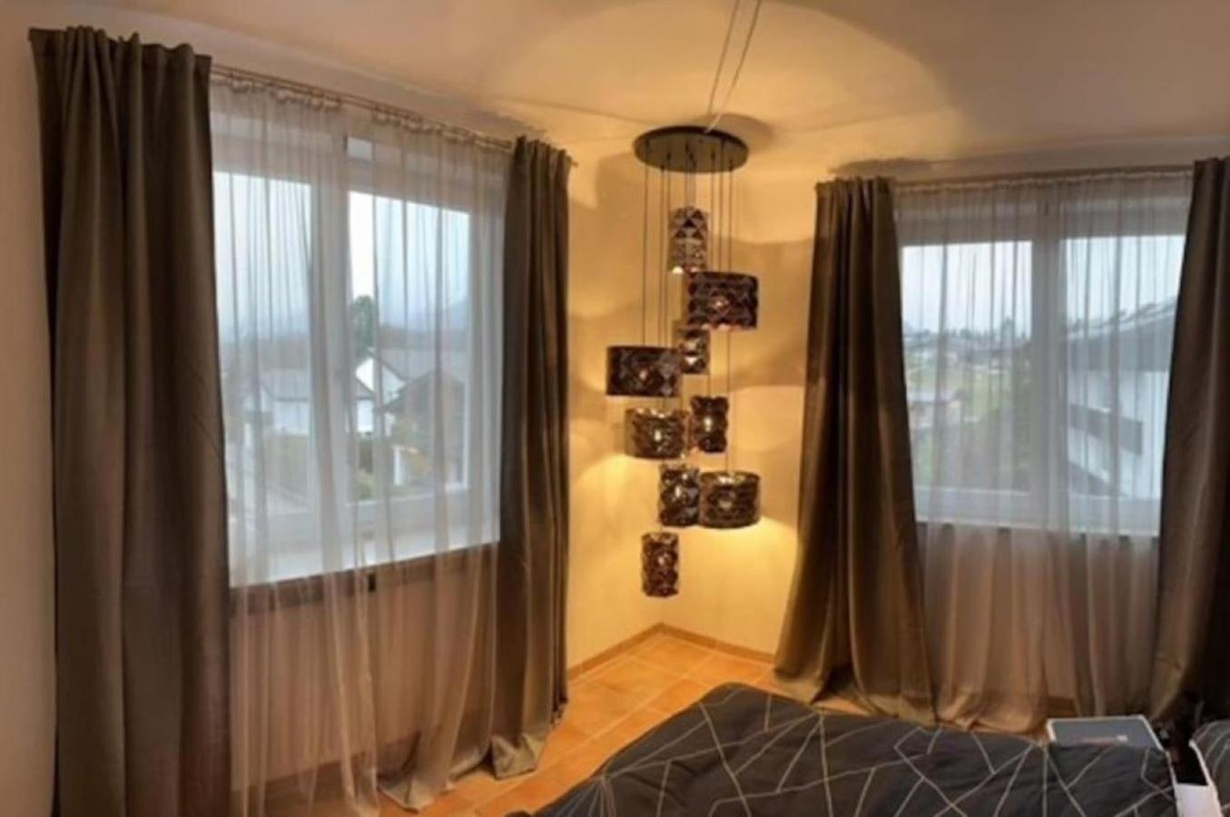 Wohnung 3 Mit Balkon Und Bergblick Großgmain Exterior foto